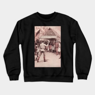 Meeting of Stanley & Dr Livingstone 1871 Crewneck Sweatshirt